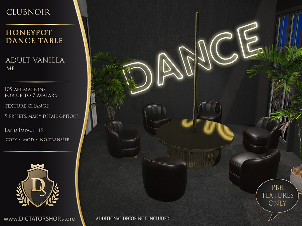 ClubNoir - Honeypot Dance Table