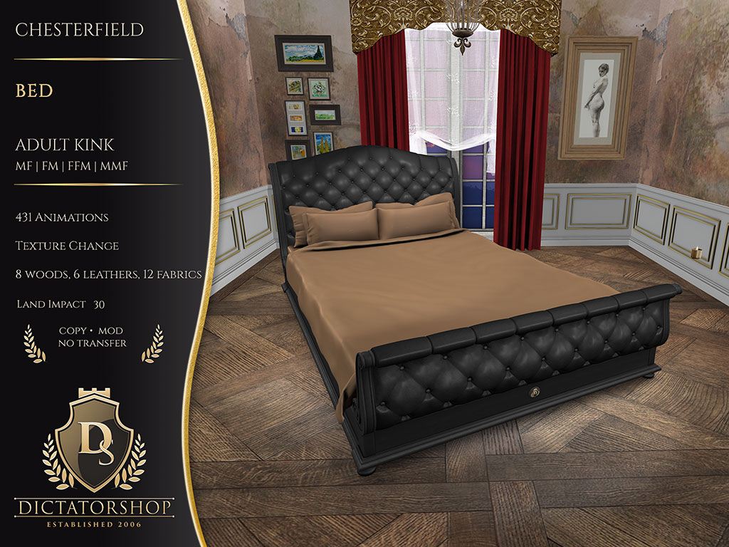 Chesterfield - Bed AK Bondage