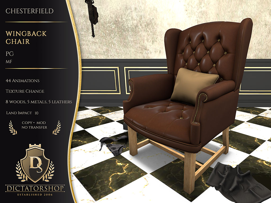 Chesterfield - Wingback Chair