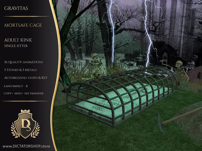 Gravitas - Mortsafe Cage Bondage AK Single Sitter