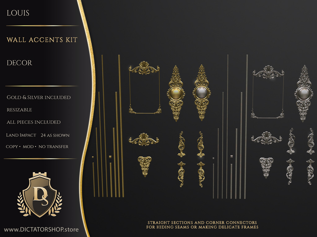 Louis - Wall Accents Kit