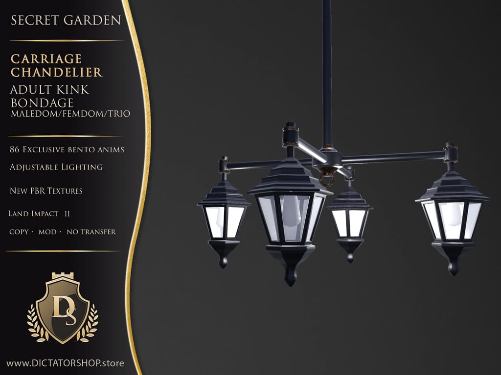Secret Garden - Carriage Chandelier